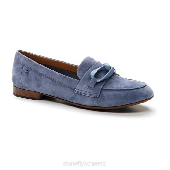 CH Stonefly Frauen Adel 3 Ziegenwildleder Schuhe Blau R4R017