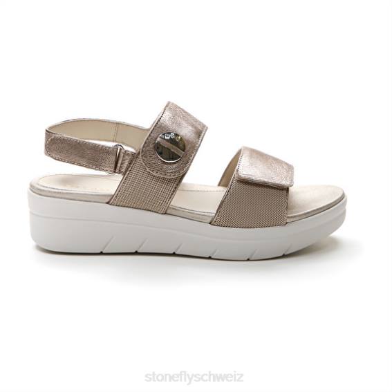 CH Stonefly Frauen Aqua III 12 laminiert lth Sandalen Sekt R4R0147