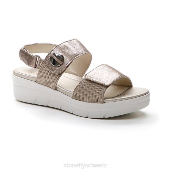 CH Stonefly Frauen Aqua III 12 laminiert lth Sandalen Sekt R4R0147