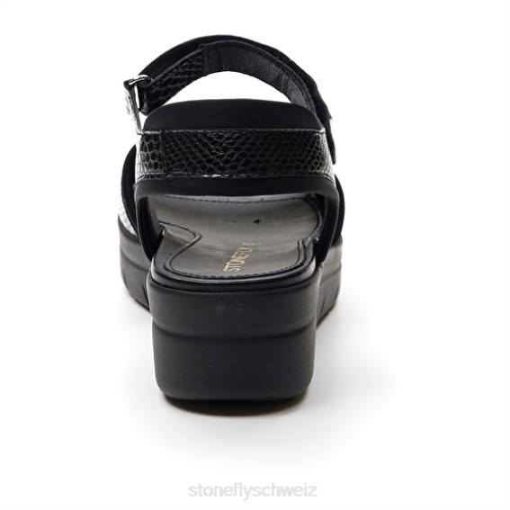 CH Stonefly Frauen Aqua III 17 Lycra/sgeprägt Sandalen Schwarz R4R0140