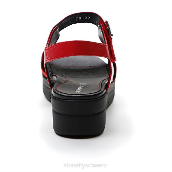 CH Stonefly Frauen Aqua III 2 Nappa Sandalen Tangorot R4R0153