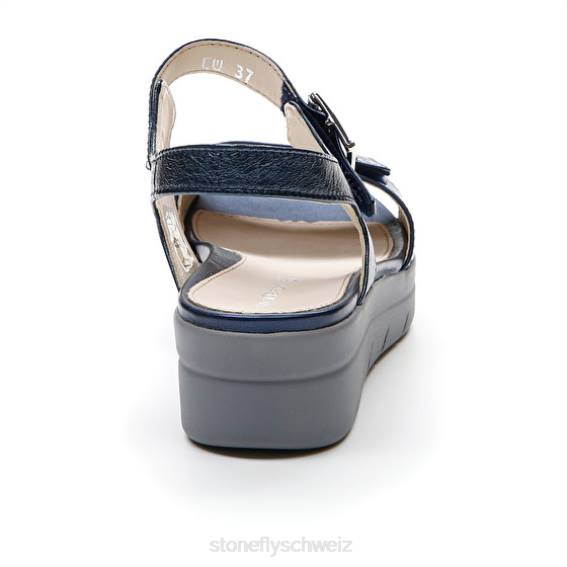 CH Stonefly Frauen Aqua III 2 laminiert Sandalen Nachtblau R4R0149