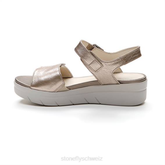 CH Stonefly Frauen Aqua III 2 laminiert Sandalen metallisches Sprudeln R4R0148