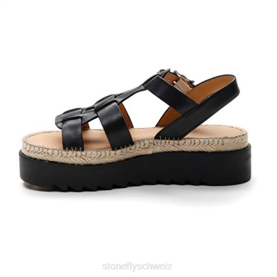 CH Stonefly Frauen Ariel 2 Kalb lth Sandalen Schwarz R4R0196