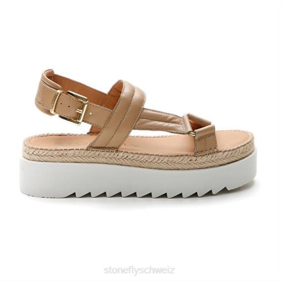 CH Stonefly Frauen Ariel 3 Nappa lth Sandalen Creme R4R0192