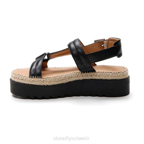 CH Stonefly Frauen Ariel 3 Nappa lth Sandalen Schwarz R4R0190
