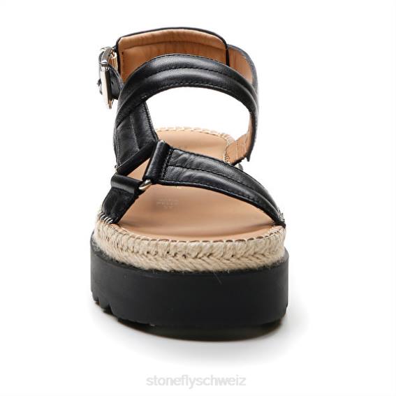 CH Stonefly Frauen Ariel 3 Nappa lth Sandalen Schwarz R4R0190
