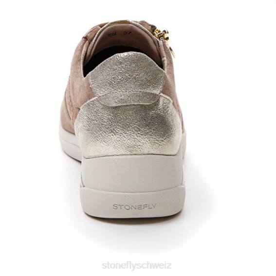 CH Stonefly Frauen Aurora 15 Velours Schuhe graurosa/splitter R4R097