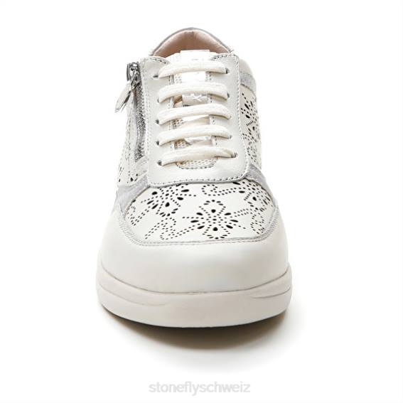 CH Stonefly Frauen Aurora 20 Nappa lth Schuhe weiß/splitter R4R096