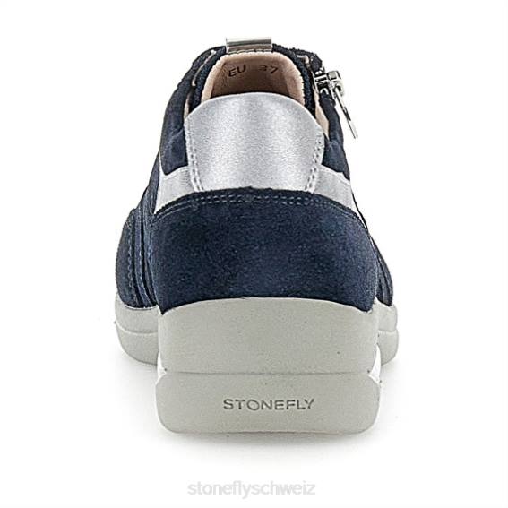 CH Stonefly Frauen Aurora 20 Velours Schuhe Dunkelblau R4R095