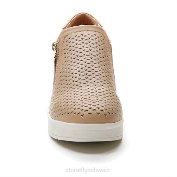 CH Stonefly Frauen Creme 25 Nappa lth Schuhe Hellbraun R4R090