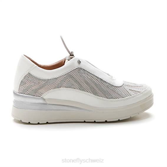 CH Stonefly Frauen Creme 38 Velours/Nappa Schuhe weiß/splitter R4R0103