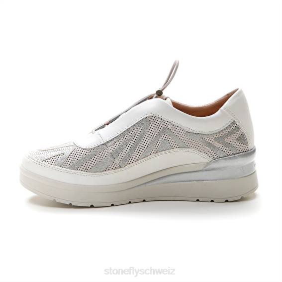 CH Stonefly Frauen Creme 38 Velours/Nappa Schuhe weiß/splitter R4R0103
