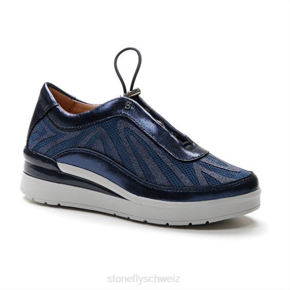CH Stonefly Frauen Creme 38 Velours/Slaminiert Schuhe Flagge blau R4R0102