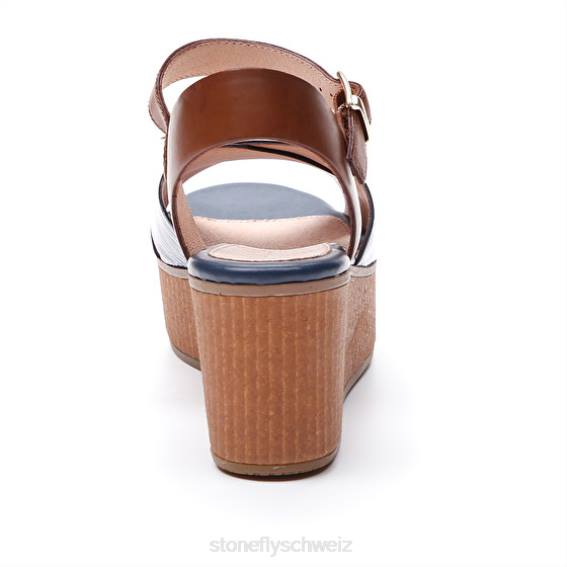 CH Stonefly Frauen Diva 9 Patent/Kalb Sandalen Blau R4R0228