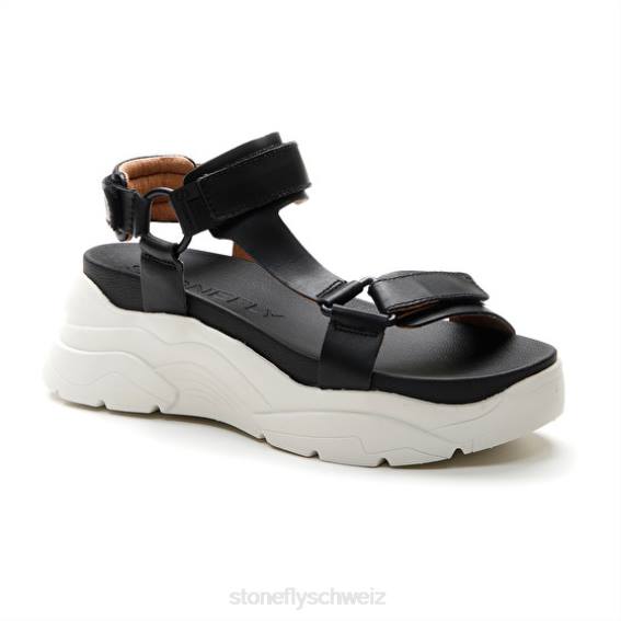 CH Stonefly Frauen Fantasie 3 Kalb lth Sandalen Schwarz R4R0180