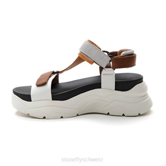 CH Stonefly Frauen Fantasie 3 Kalb lth Sandalen gelb/braun/orange/weiß R4R0179