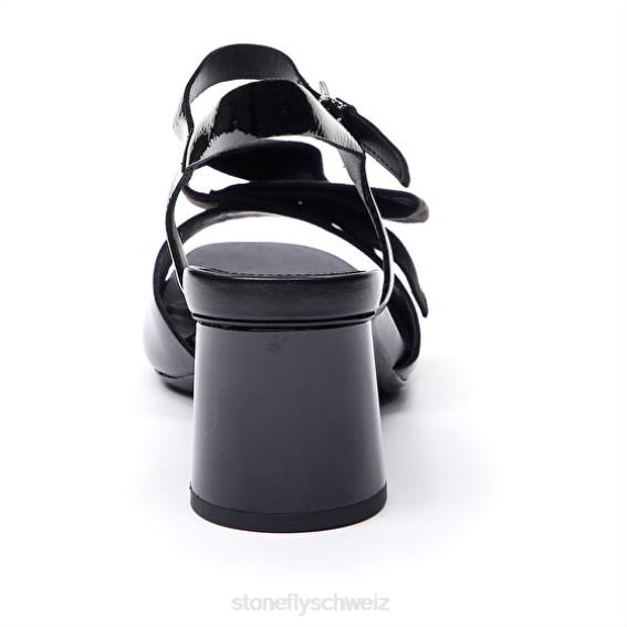 CH Stonefly Frauen Jenny 3 Patent Sandalen Schwarz R4R0260