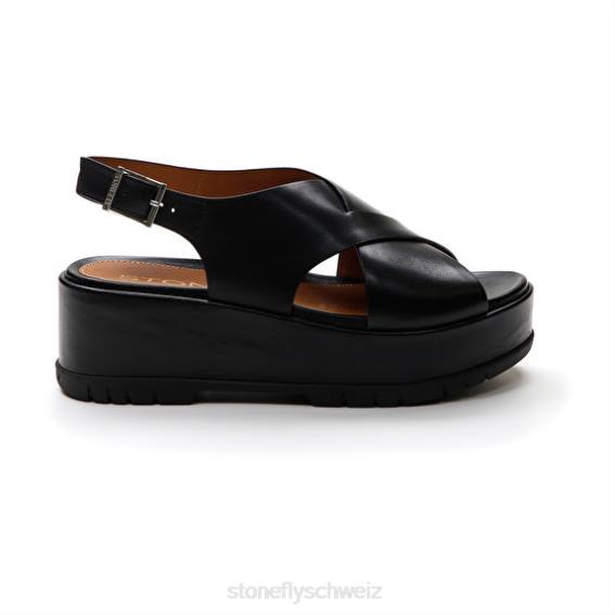 CH Stonefly Frauen Kris 7 Kalb lth Sandalen Schwarz R4R0202