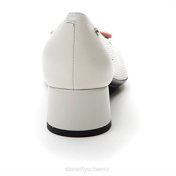 CH Stonefly Frauen Lilly 15 Nappa lth Schuhe weiß/orange R4R077