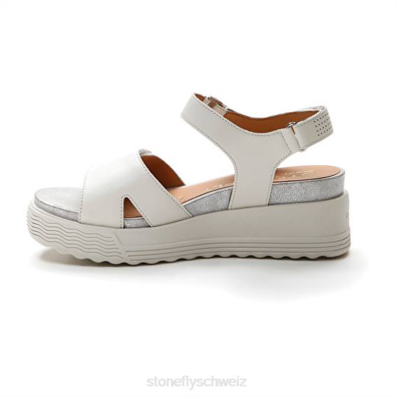 CH Stonefly Frauen Parky 15 Nappa lth Sandalen Weiss R4R0164