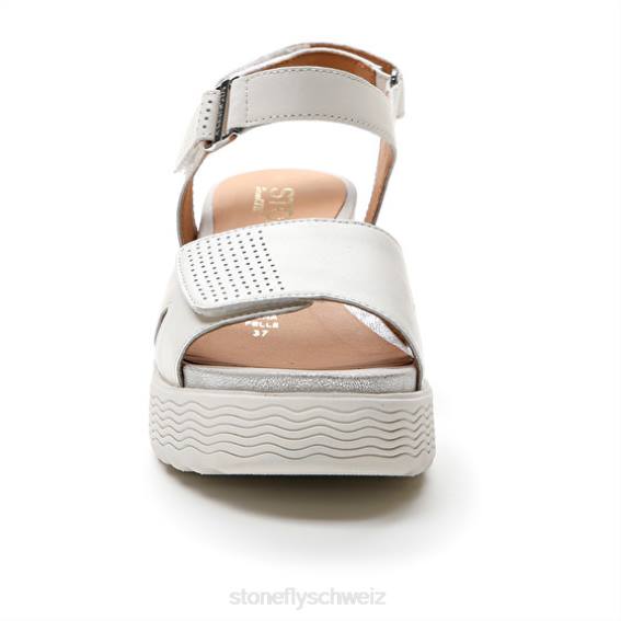 CH Stonefly Frauen Parky 15 Nappa lth Sandalen Weiss R4R0164