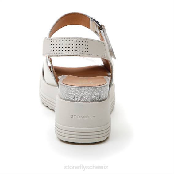 CH Stonefly Frauen Parky 15 Nappa lth Sandalen Weiss R4R0164