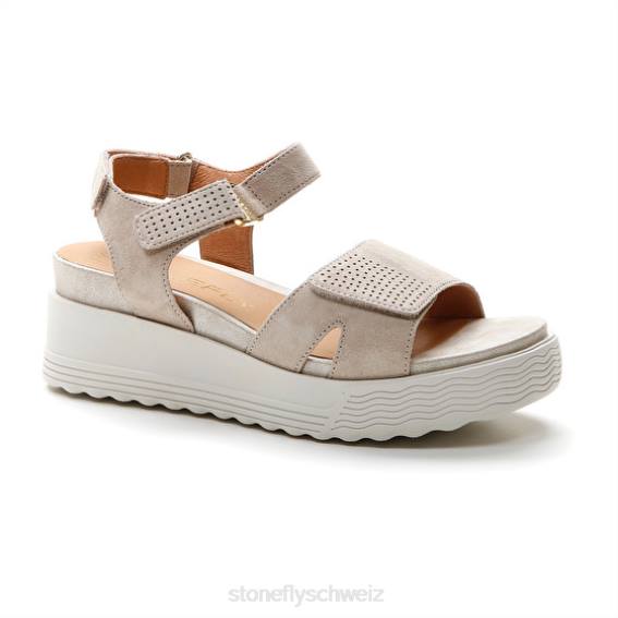 CH Stonefly Frauen Parky 15 Velours Sandalen Ziegenbraun R4R0162