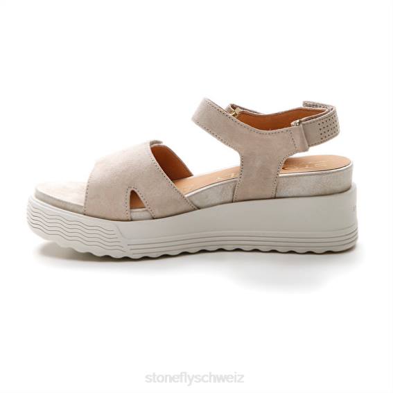 CH Stonefly Frauen Parky 15 Velours Sandalen Ziegenbraun R4R0162