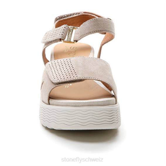 CH Stonefly Frauen Parky 15 Velours Sandalen Ziegenbraun R4R0162