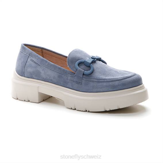 CH Stonefly Frauen Phoebe 16 Velours Schuhe Blau R4R01