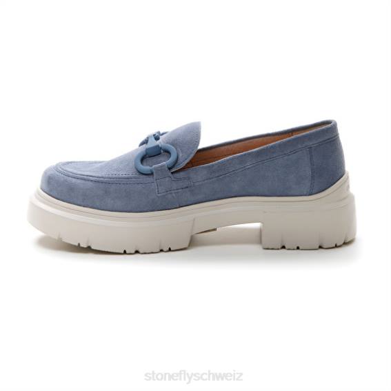 CH Stonefly Frauen Phoebe 16 Velours Schuhe Blau R4R01