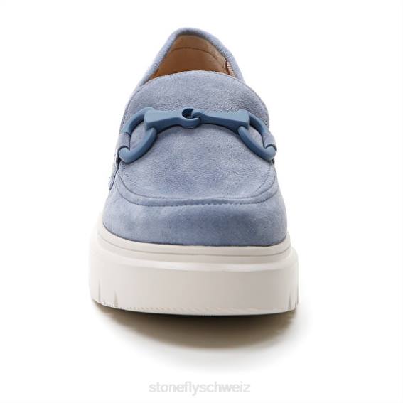 CH Stonefly Frauen Phoebe 16 Velours Schuhe Blau R4R01