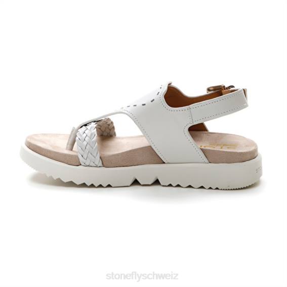 CH Stonefly Frauen Riva 13 geprägtes V/Wadenleder Sandalen 151 R4R0167