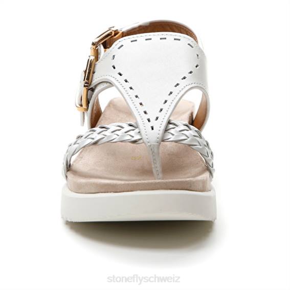 CH Stonefly Frauen Riva 13 geprägtes V/Wadenleder Sandalen 151 R4R0167