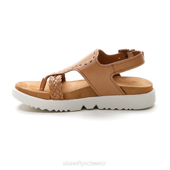 CH Stonefly Frauen Riva 13 geprägtes V/Wadenleder Sandalen 49 R4R0170