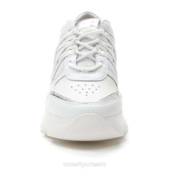CH Stonefly Frauen Spock 34 Nappaleder/Textil Schuhe Weiss R4R058