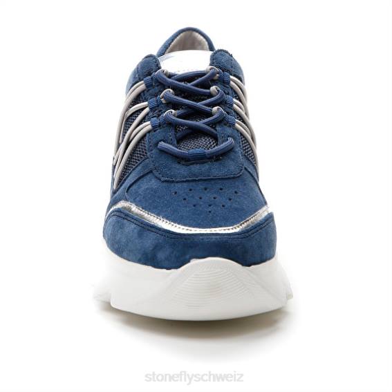 CH Stonefly Frauen Spock 34 Velours/Textil Schuhe Blau R4R056