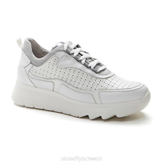 CH Stonefly Frauen Spock 36 Nappa lth Schuhe Weiss R4R053