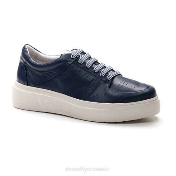CH Stonefly Frauen allegra 10 Nappa lth Schuhe Dunkelblau R4R042