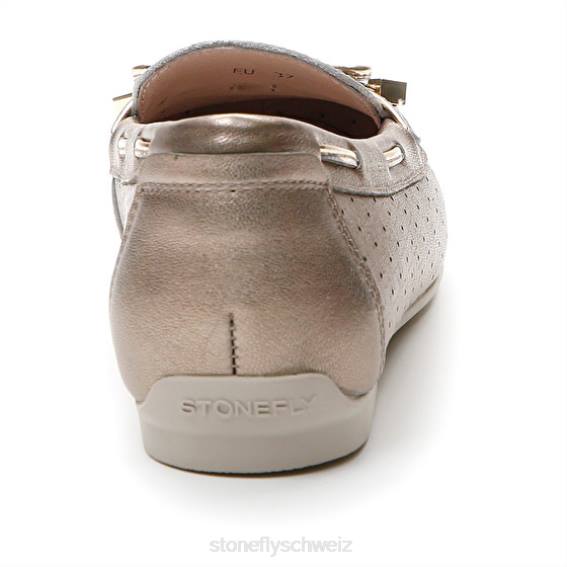 CH Stonefly Frauen capri iii 1 laminiert lth Schuhe metallisches Sprudeln R4R012