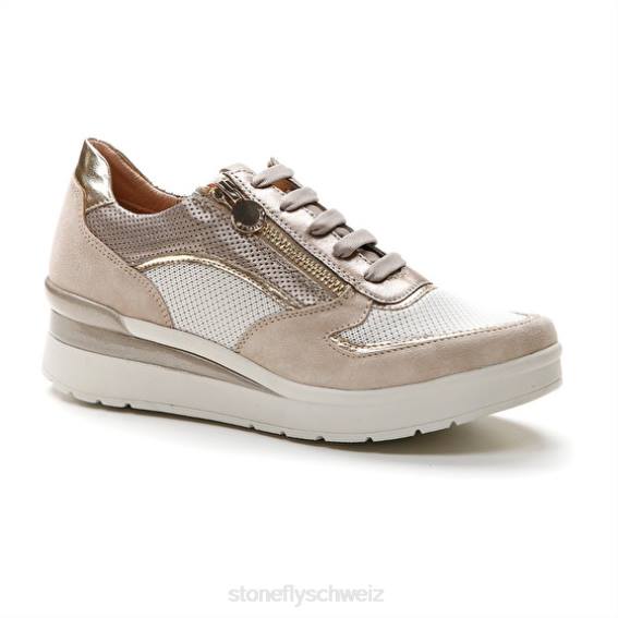 CH Stonefly Frauen creme 40 Velours/Textil/kaschiert lth Schuhe Ziegenbraun R4R085