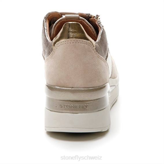 CH Stonefly Frauen creme 40 Velours/Textil/kaschiert lth Schuhe Ziegenbraun R4R085