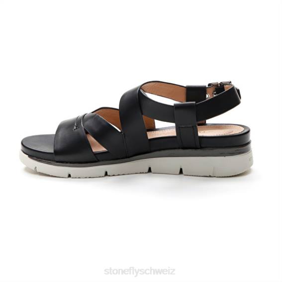 CH Stonefly Frauen elody 18 calf lth Sandalen Schwarz R4R0123
