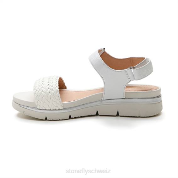 CH Stonefly Frauen elody 21 geprägt/nappa lth Sandalen Weiss R4R0130