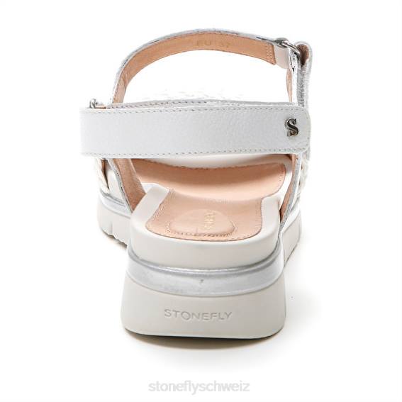 CH Stonefly Frauen elody 21 geprägt/nappa lth Sandalen Weiss R4R0130