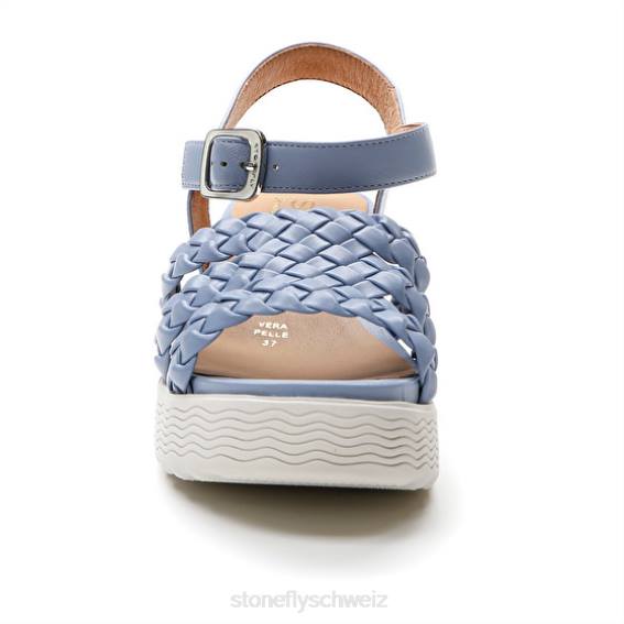 CH Stonefly Frauen parky 16 geprägtes s/nappa lth Sandalen Blau R4R0212