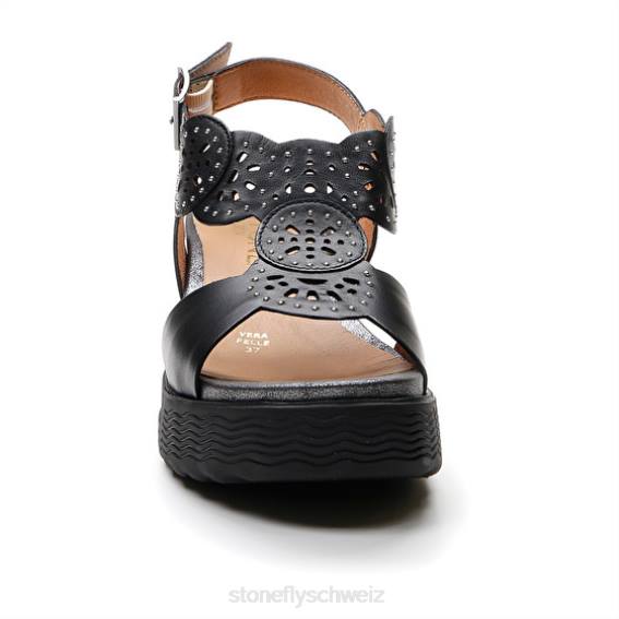 CH Stonefly Frauen parky 21 nappa lth Sandalen Schwarz R4R0230