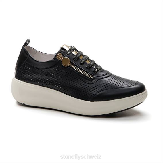 CH Stonefly Frauen rock 25 nappa lth Schuhe Schwarz R4R092