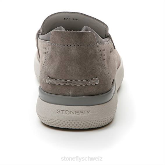 CH Stonefly Männer Custer 10 Velours Schuhe Holzkohle R4R0300